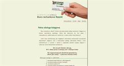 Desktop Screenshot of biuro-rzecki.pl